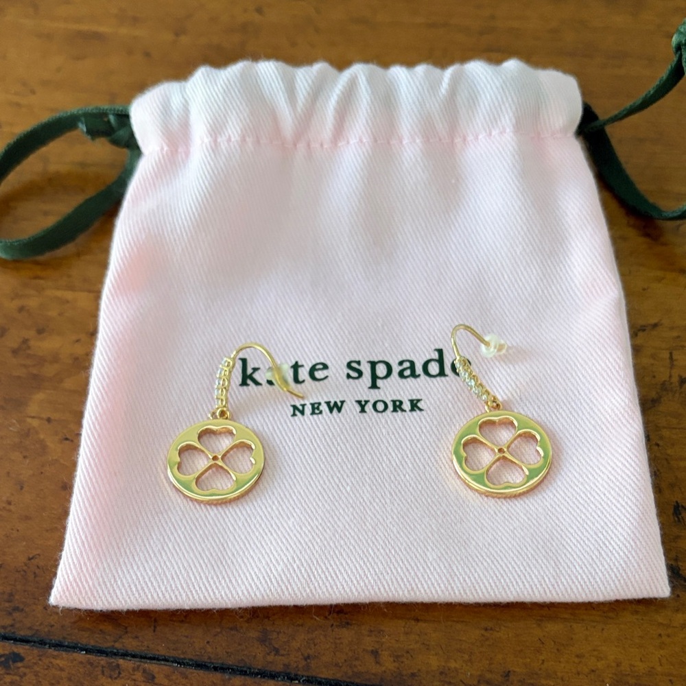 Kate Spade Gold and CZ Earrings